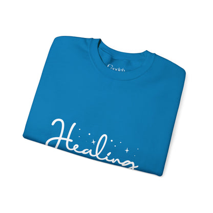Healing Life's About Change Crewneck Sweatshirt fashion flat lay image