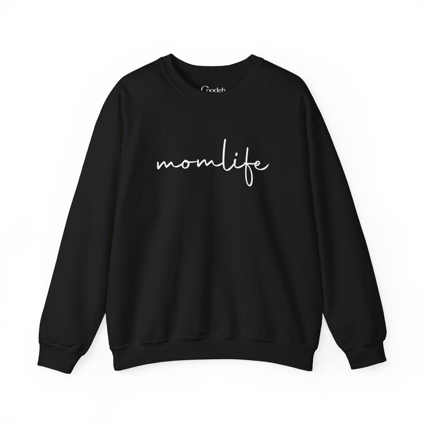 Mom Life Graphic Crewneck Sweatshirt oversized look