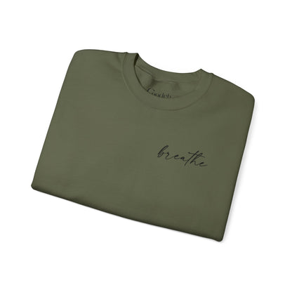 Be Kind Be Brave Be You Crewneck Sweatshirt premium fabric texture