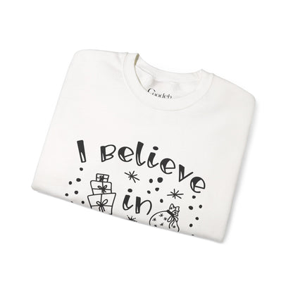 I Believe in Gifts Crewneck Sweatshirt unisex fit