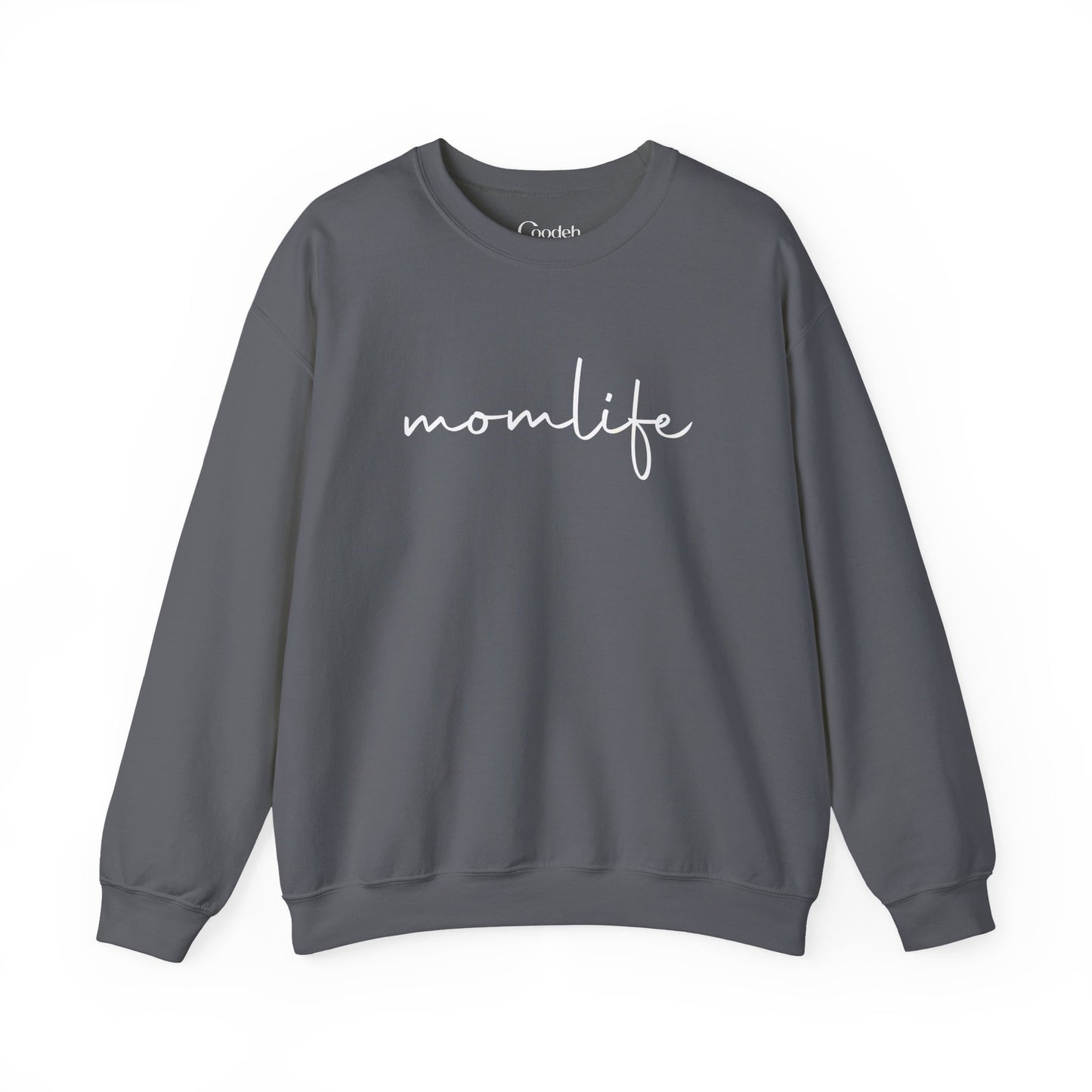 Mom Life Graphic Crewneck Sweatshirt fabric detail