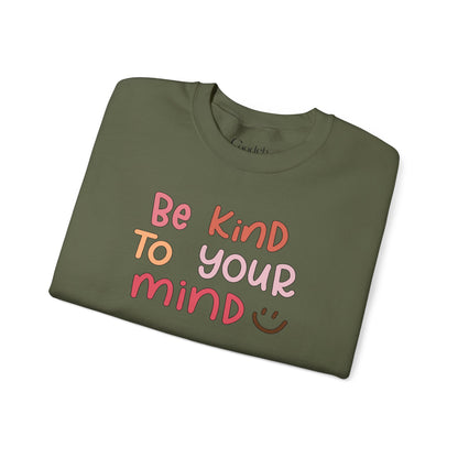 Be Kind To Your Mind Crewneck Sweatshirt casual style