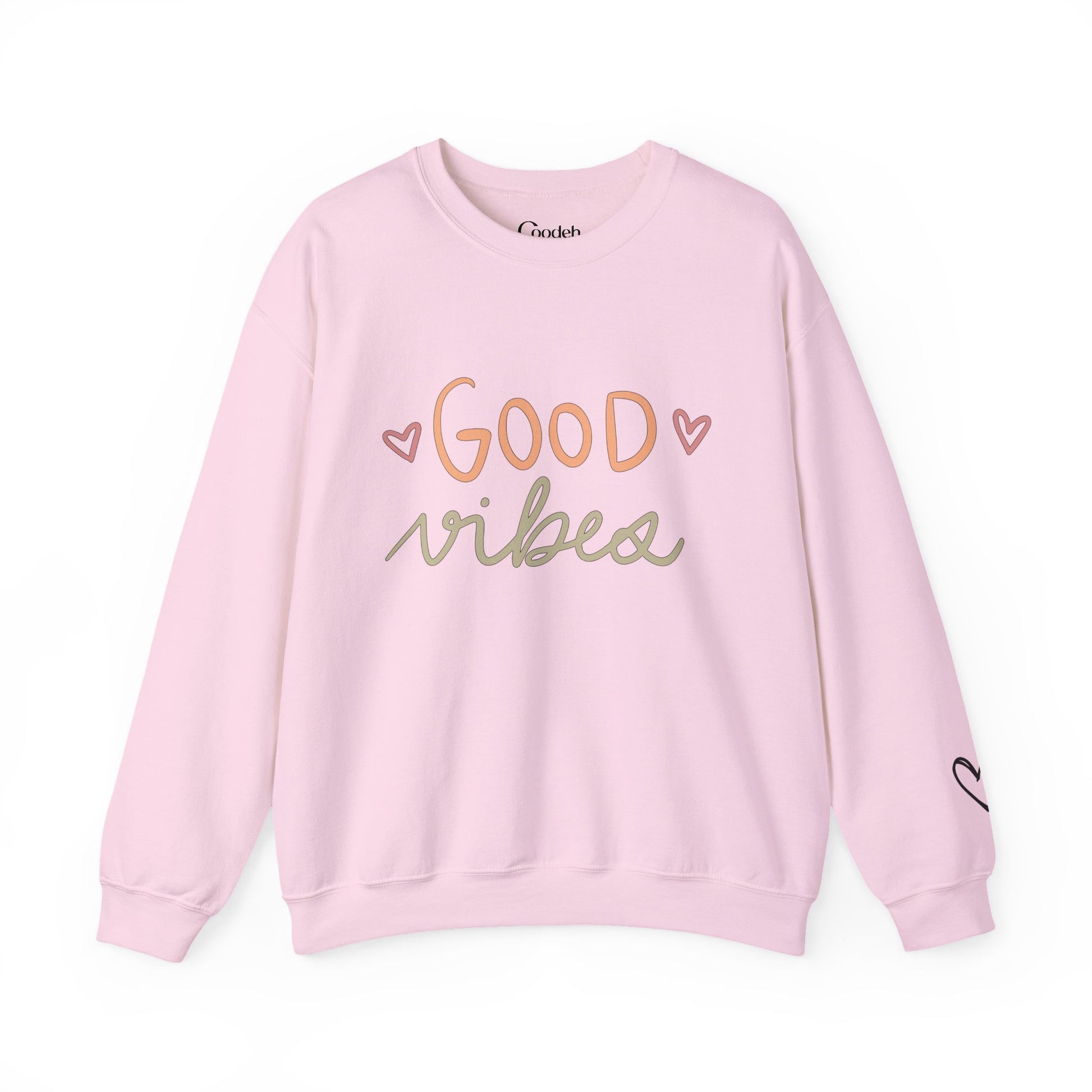 Good Vibes Crewneck Sweatshirt front design