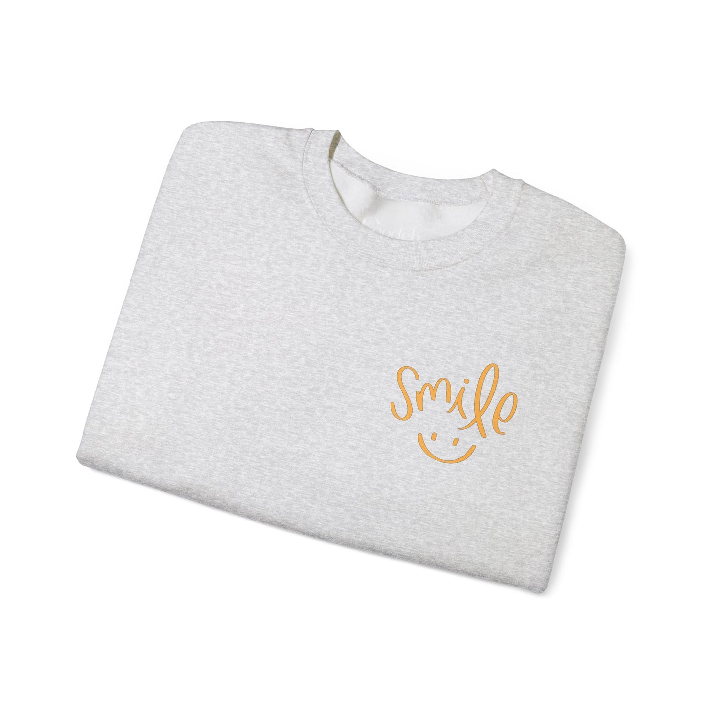 Today Is A Good Day Crewneck Sweatshirt embroidery detail