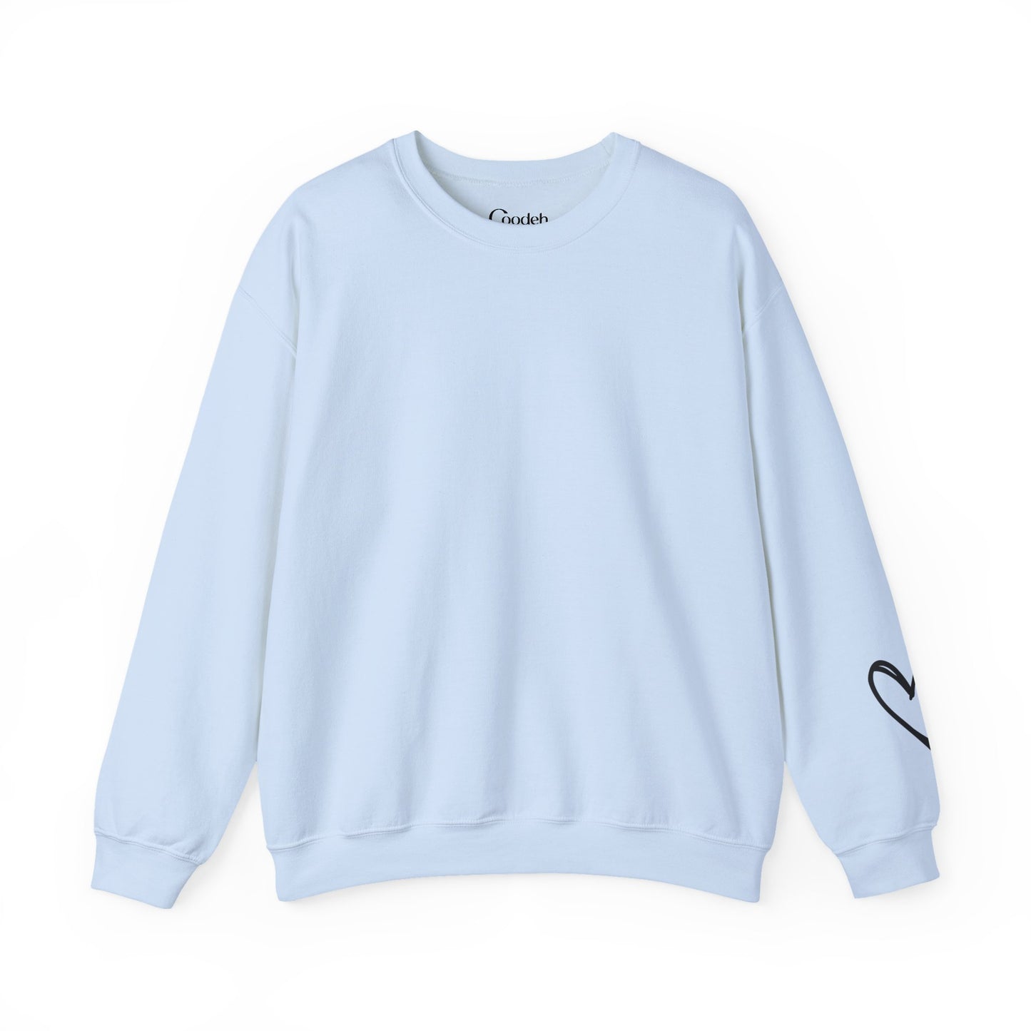 I Am Worthy Crewneck Sweatshirt worn by model