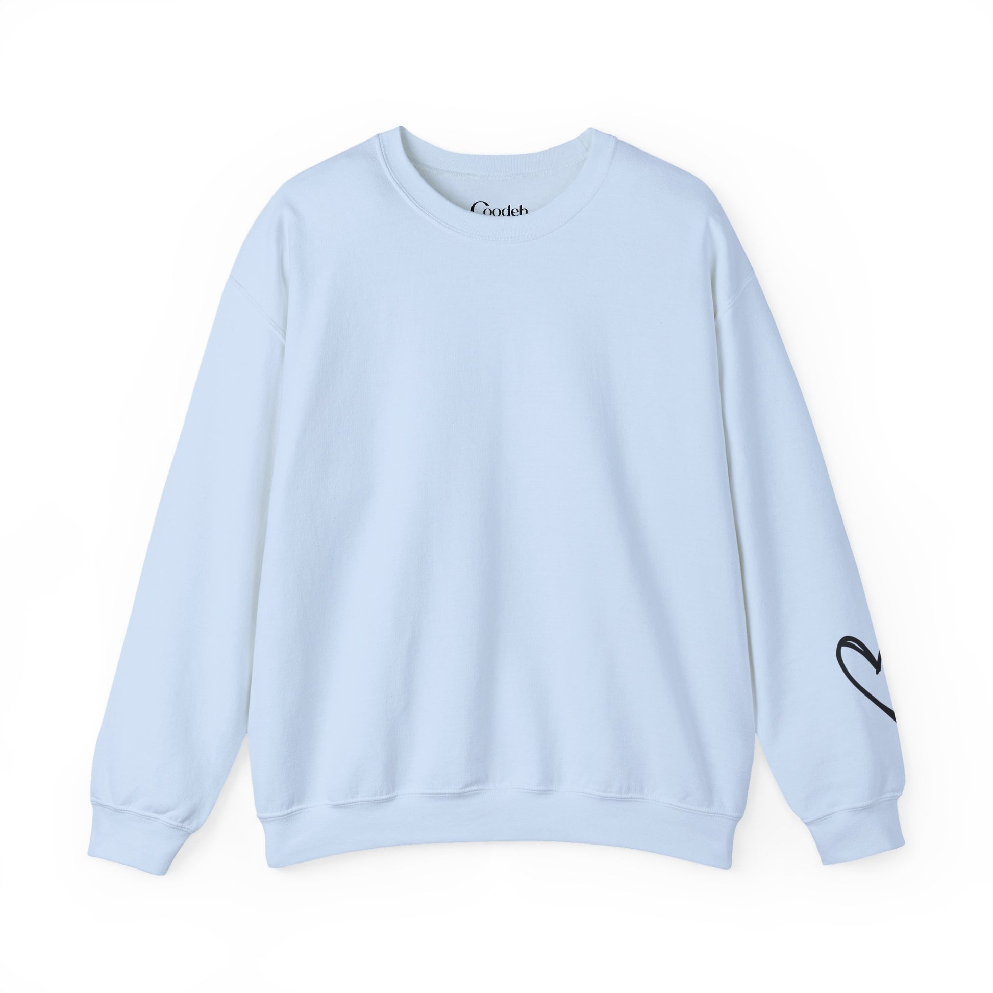 I Am Worthy Crewneck Sweatshirt worn by model