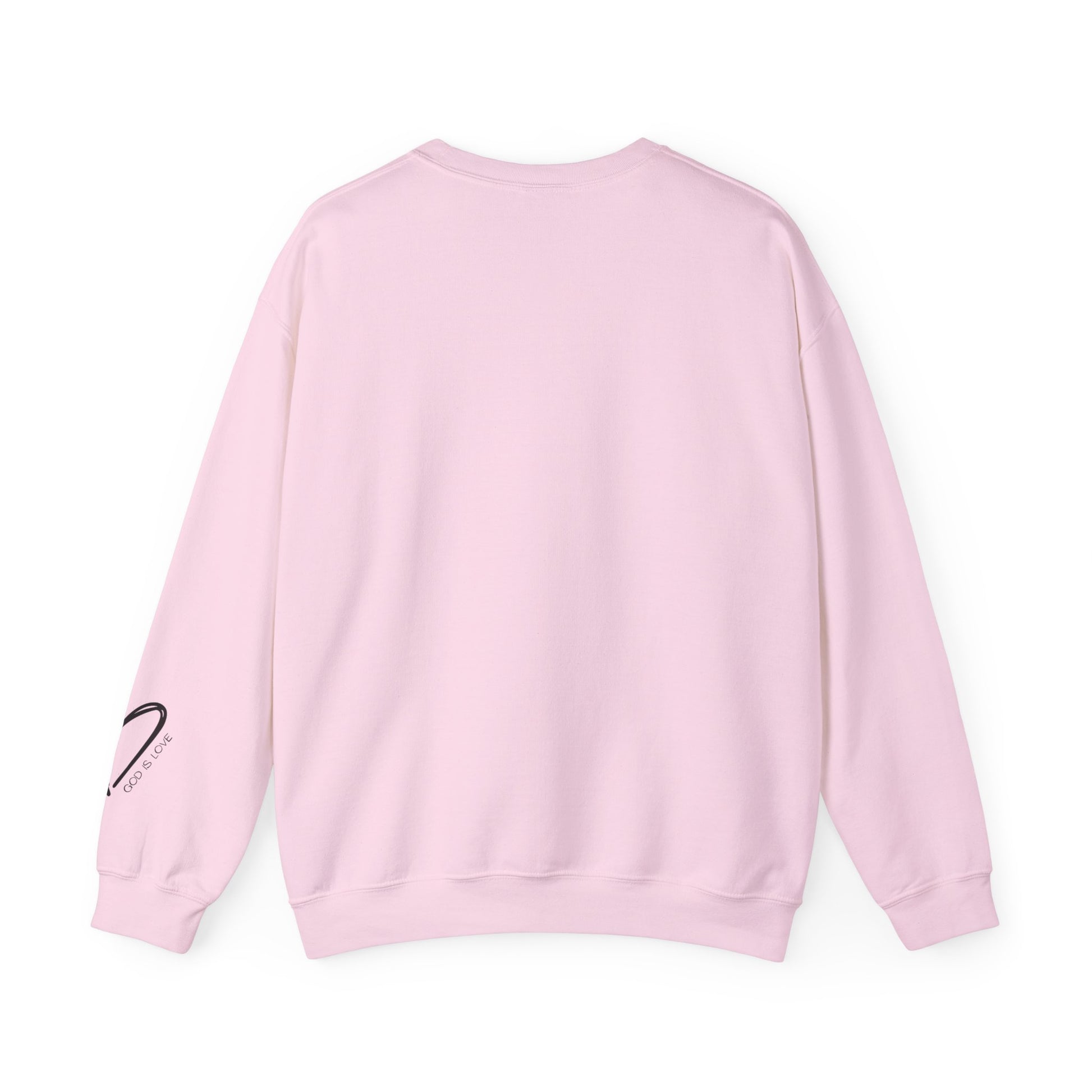 Grateful Thankful Blessed Crewneck Sweatshirt cotton blend fabric