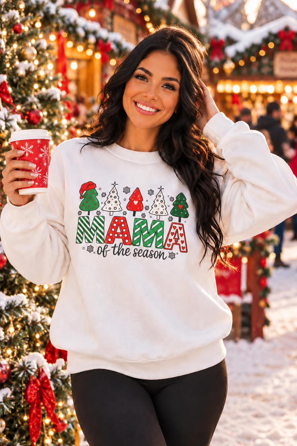 Mama of the Season Christmas Sweatshirt