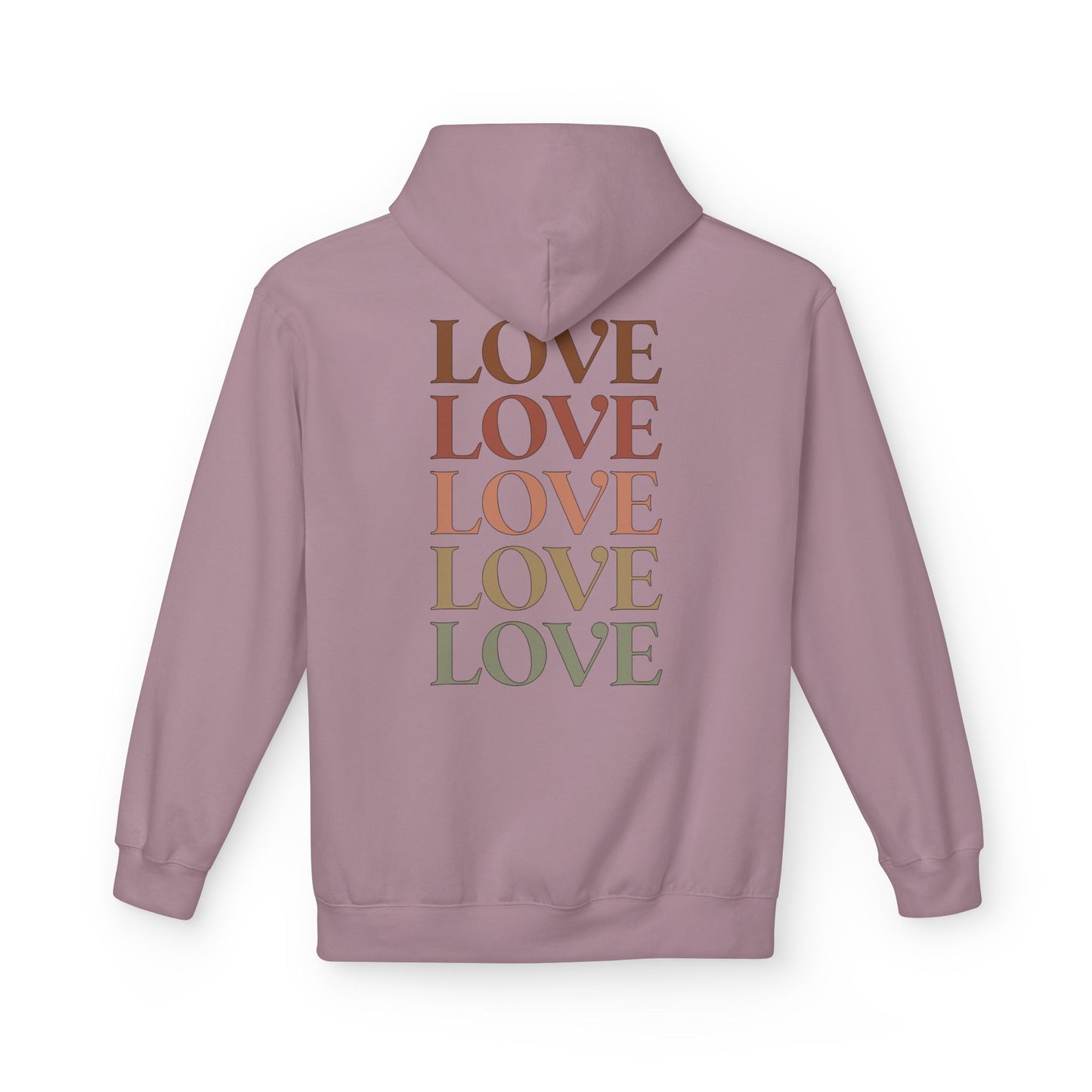 Soft Stylish LOVE Print Pullover Hoodie for streetwear fashion