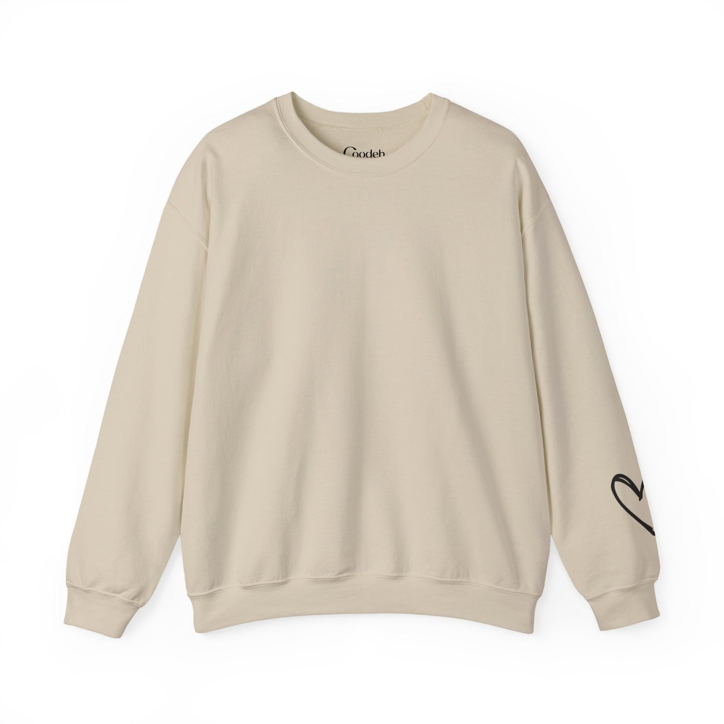 Never Give Up Crewneck Sweatshirt fabric detail