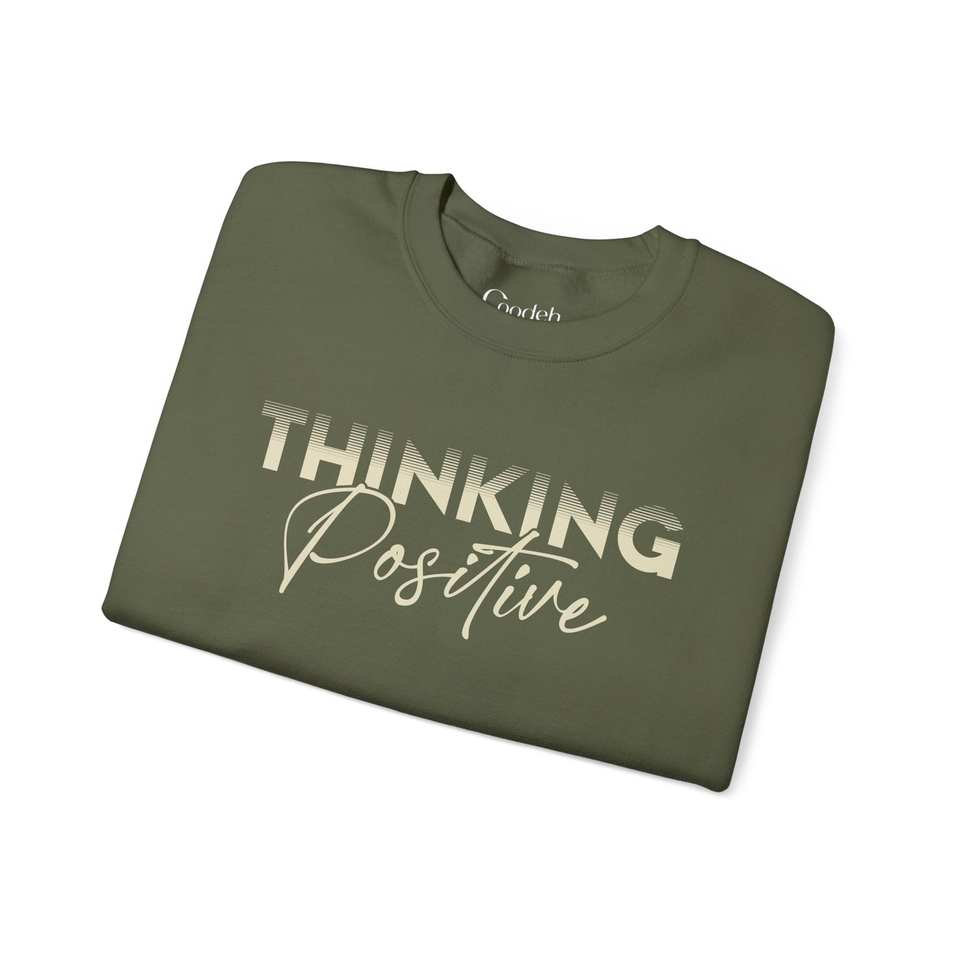 Thinking Positive Crewneck Sweatshirt relaxed fit apparel