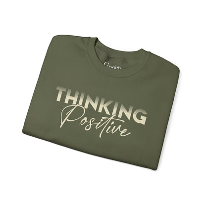 Thinking Positive Crewneck Sweatshirt relaxed fit apparel