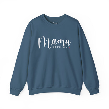 Mama Knows Best Crewneck Sweatshirt soft feel