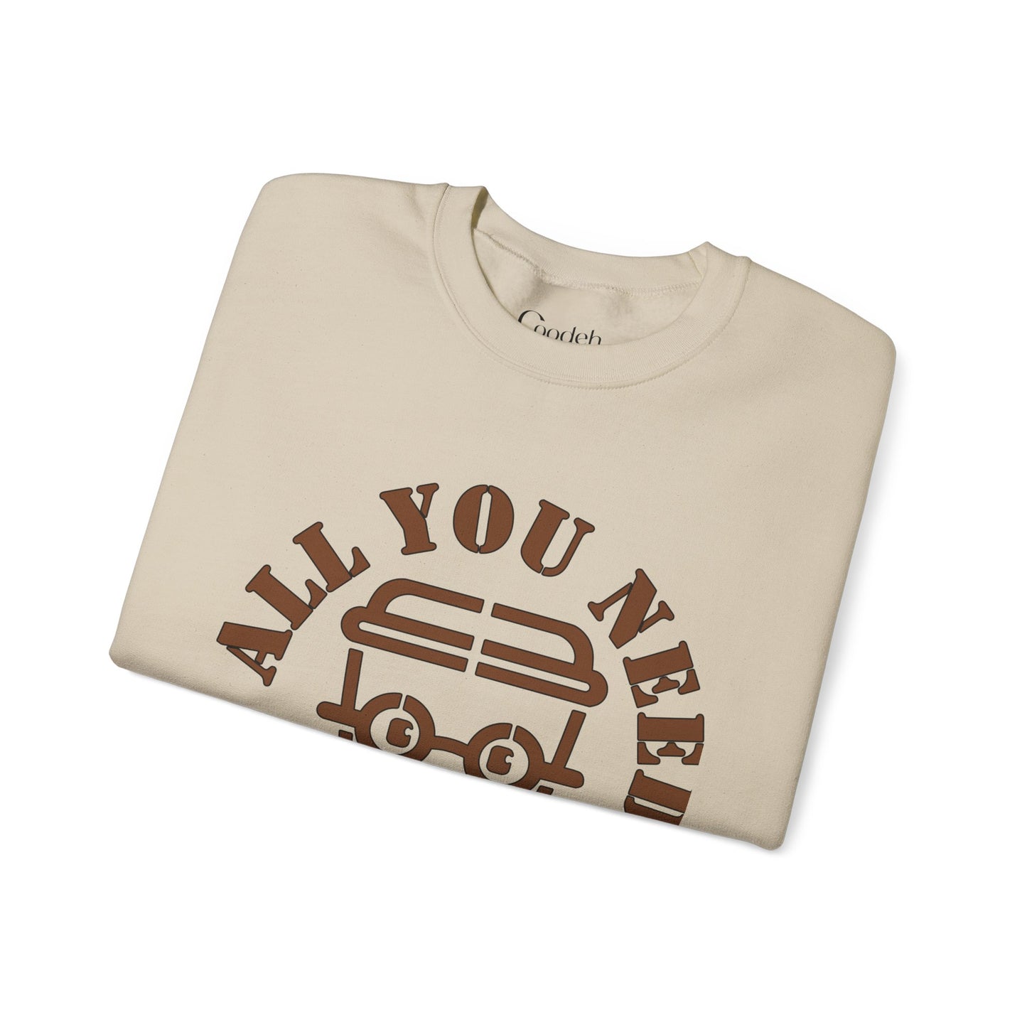 All You Need Is Coffee Crewneck Sweatshirt back view