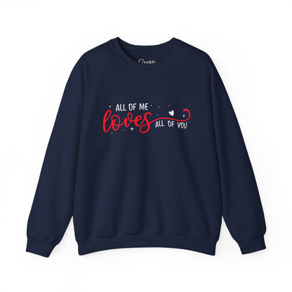 All of Me Loves All of You Crewneck Sweatshirt back view
