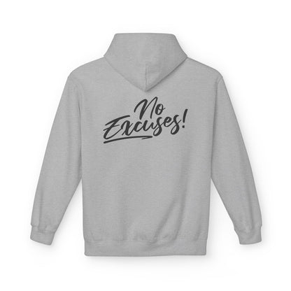 No Excuses Inspirational Graphic Hoodie streetwear fashion