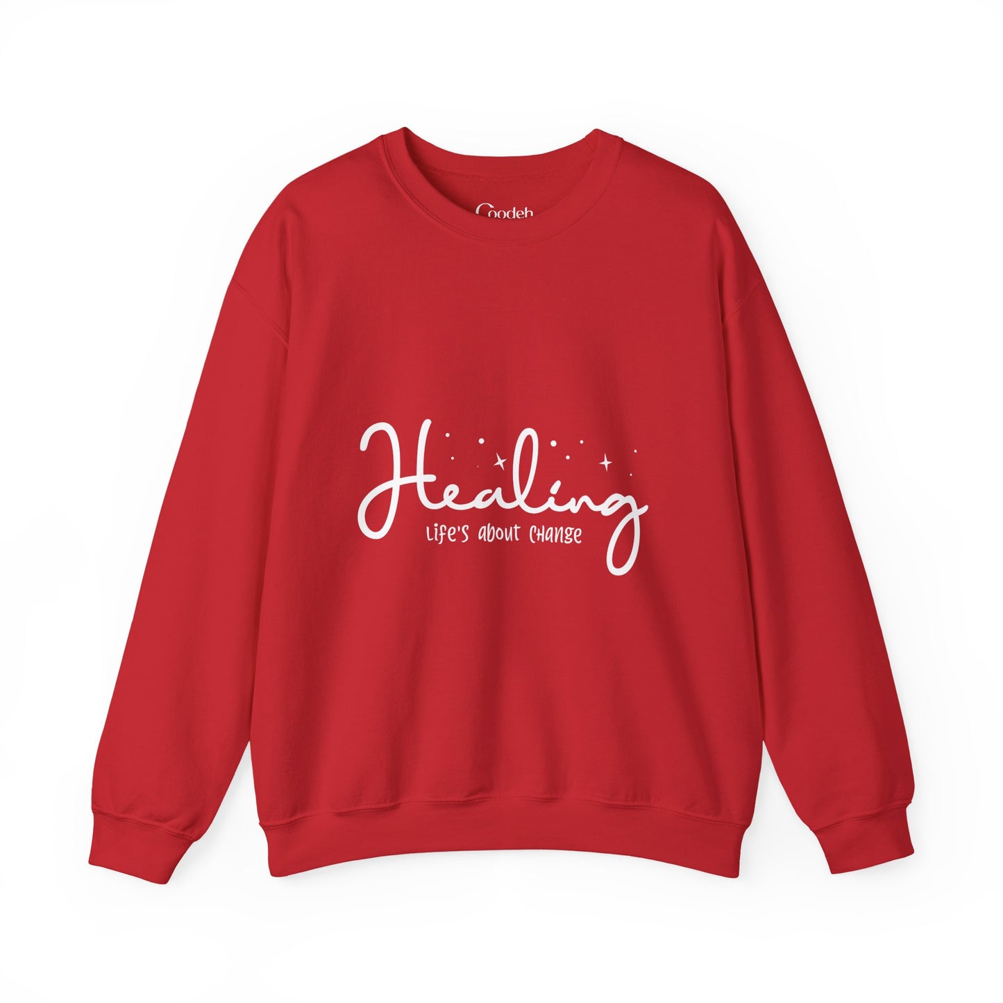 Healing Life's About Change Crewneck Sweatshirt casual streetwear look