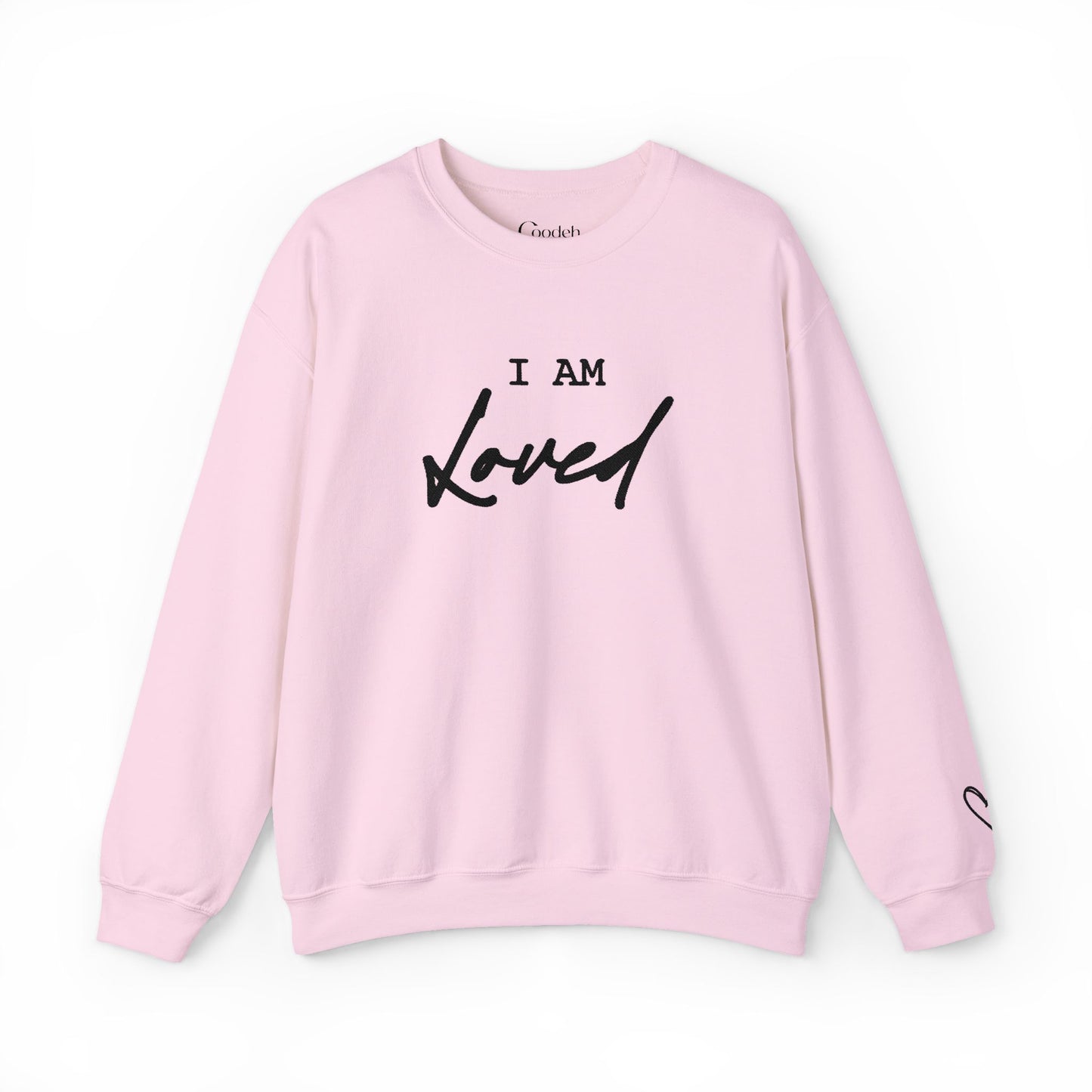I Am Loved Crewneck Sweatshirt back view
