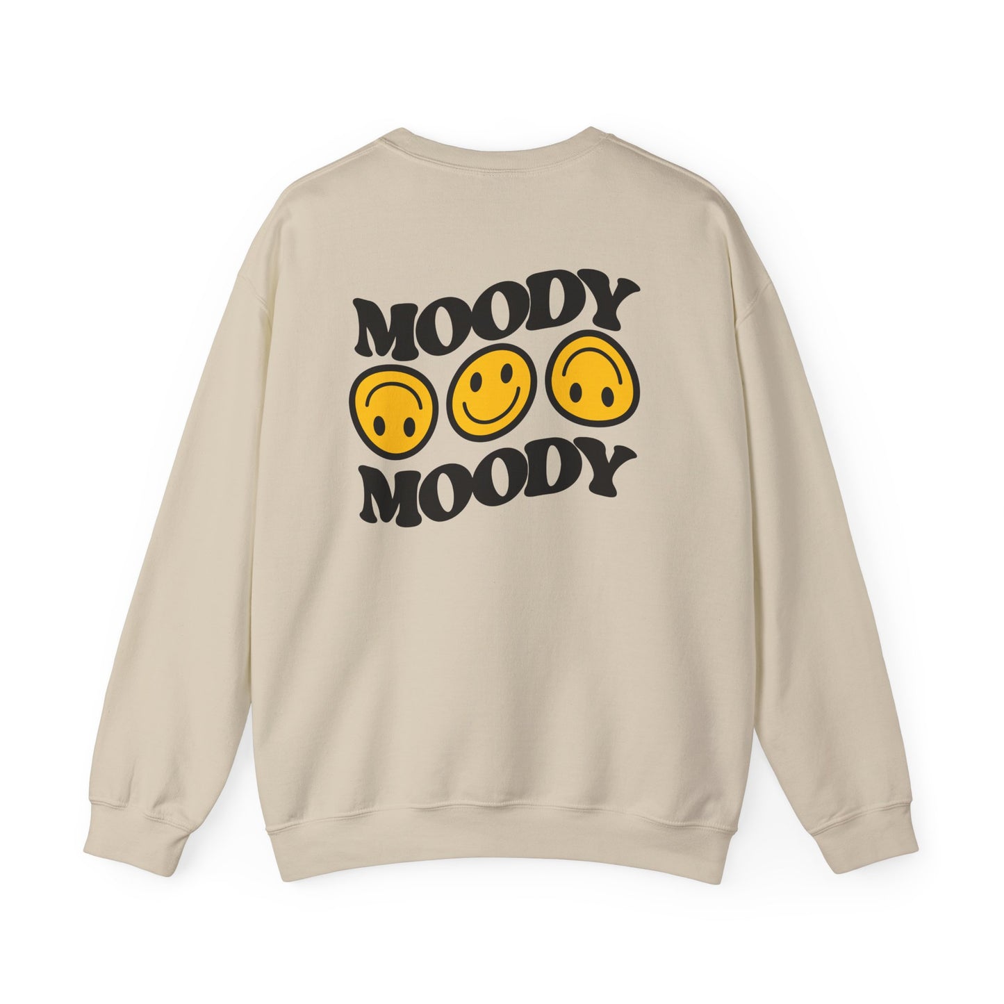 Moody Faces Crewneck Sweatshirt everyday wear