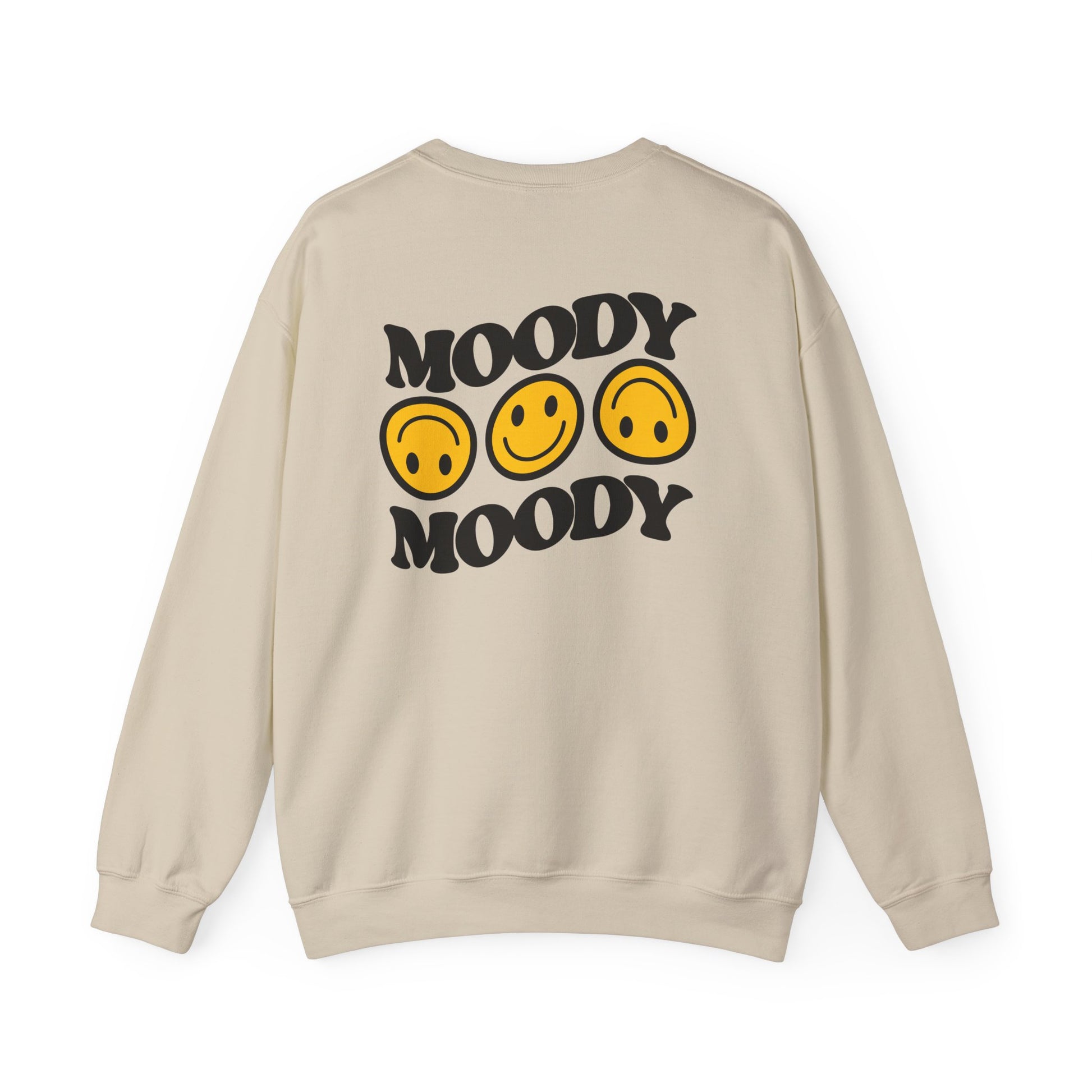 Moody Faces Crewneck Sweatshirt everyday wear