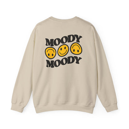Moody Faces Crewneck Sweatshirt everyday wear