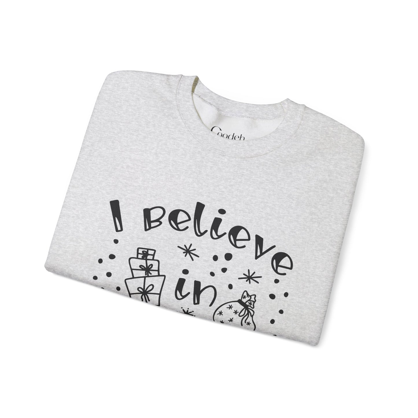 I Believe in Gifts Crewneck Sweatshirt product photo