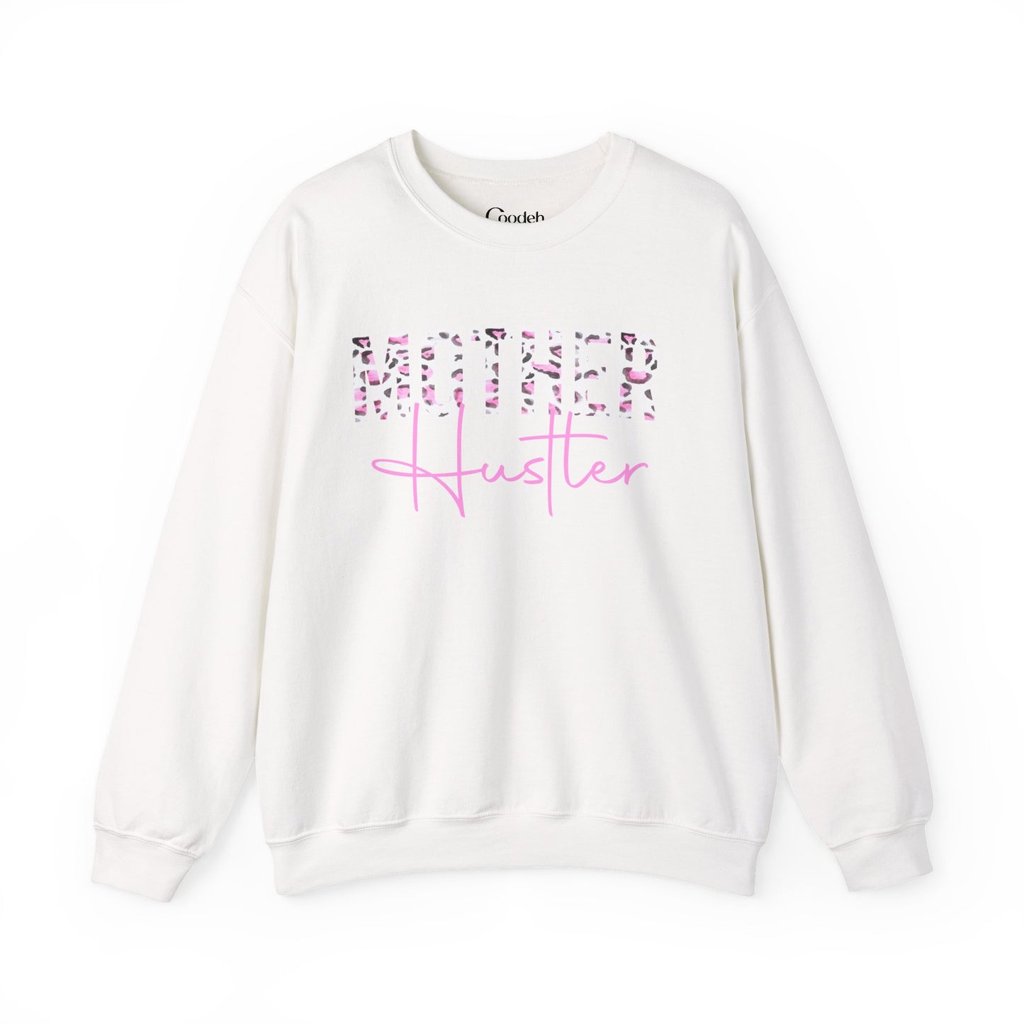 Mother Hustler Leopard Crewneck Sweatshirt durable stitching