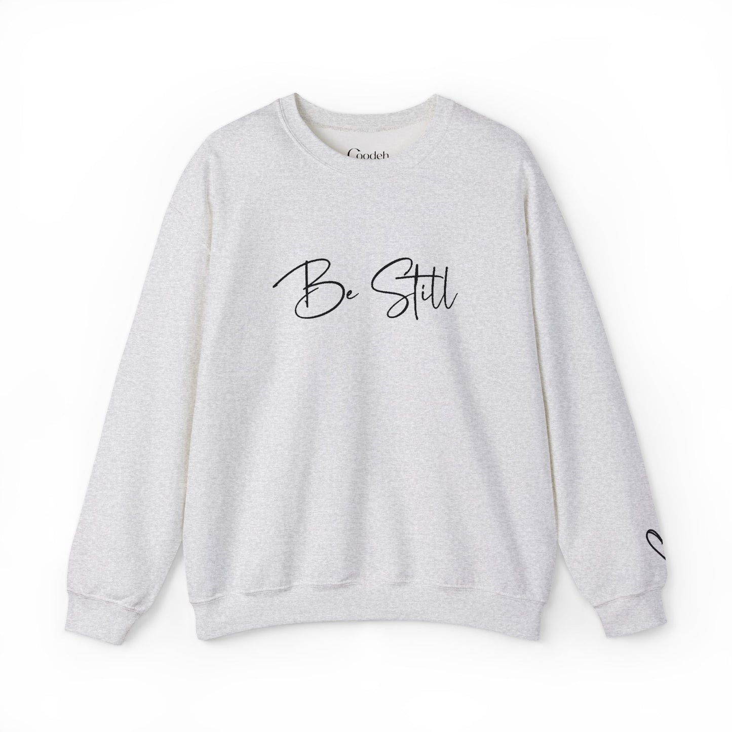 Be Still Graphic Crewneck Sweatshirt fabric detail
