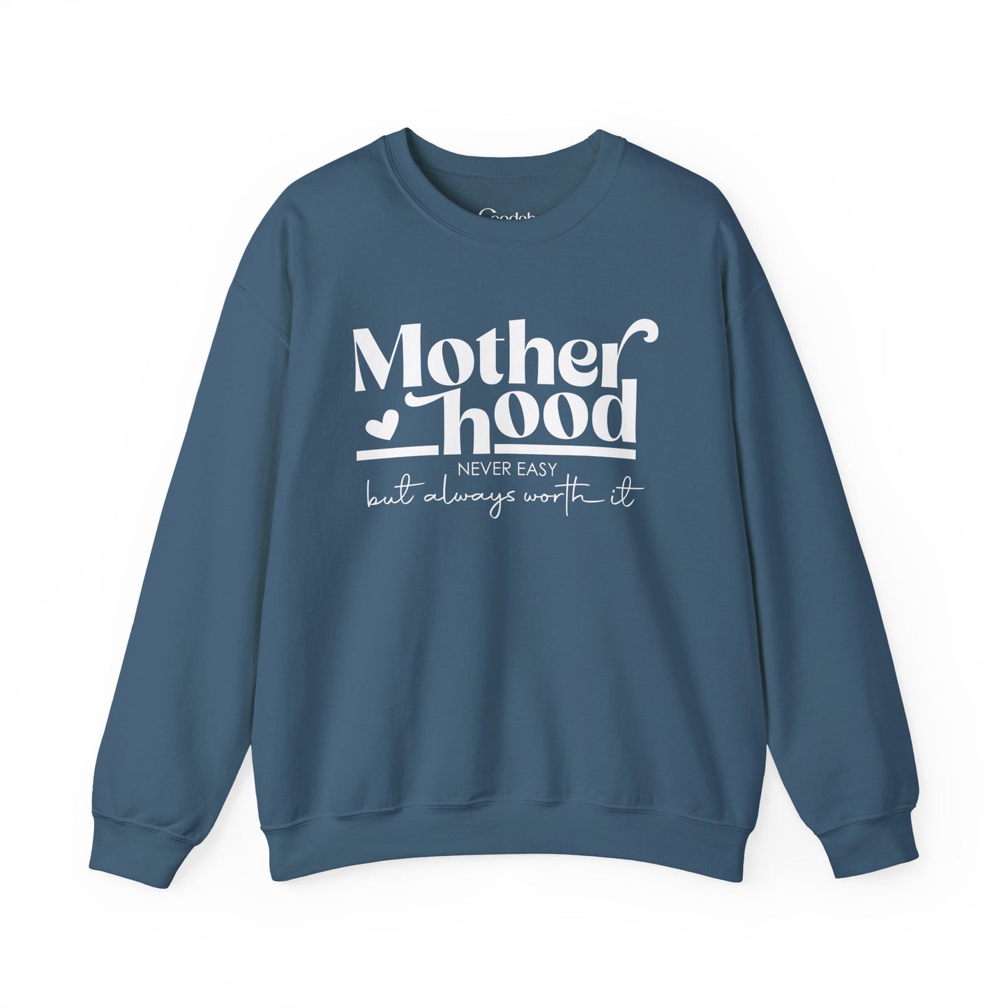 Motherhood Graphic Crewneck Sweatshirt inspirational mom apparel