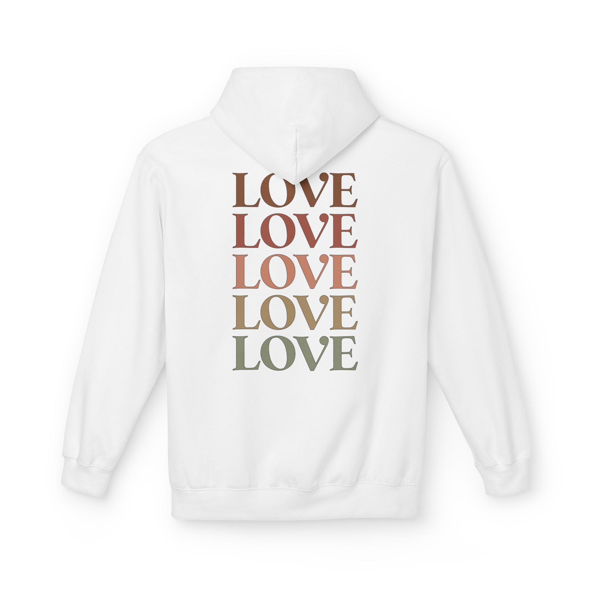Stylish LOVE Print Pullover Hoodie weekend casual outfit