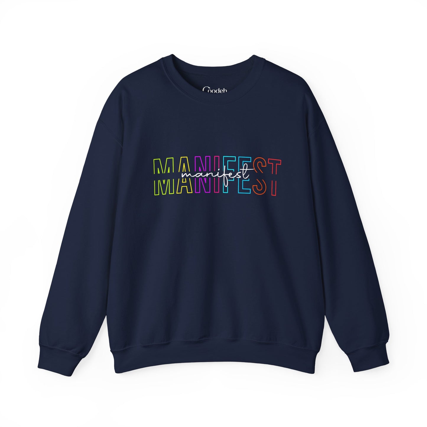 MANIFEST Graphic Crewneck Sweatshirt fabric detail