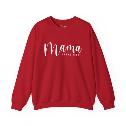Mama Knows Best Crewneck Sweatshirt gift for mom