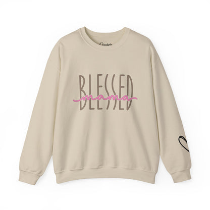 Blessed Mama Crewneck Sweatshirt motherhood apparel