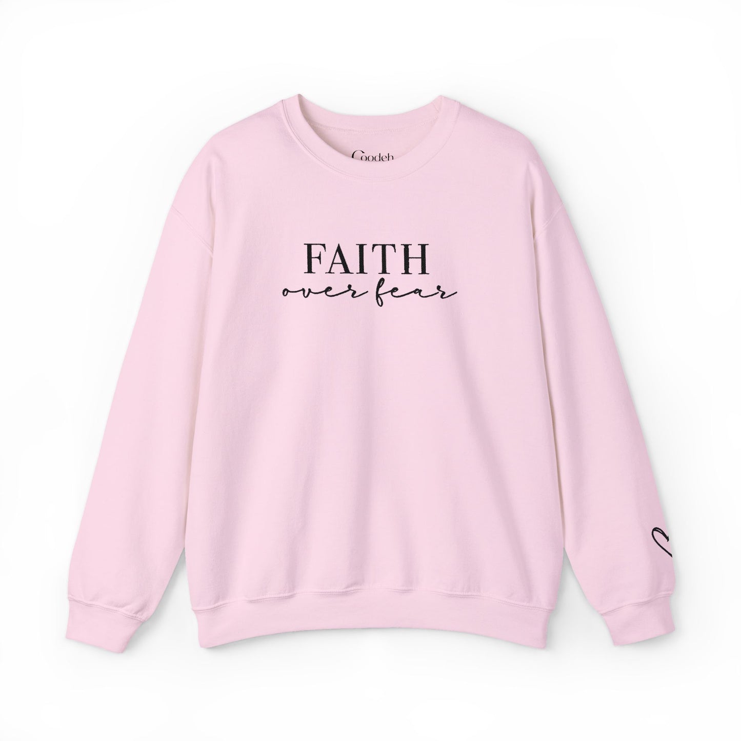 Faith Over Fear Crewneck Sweatshirt everyday outfit