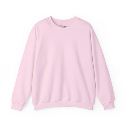 Love Conquers Crewneck Sweatshirt back graphic design