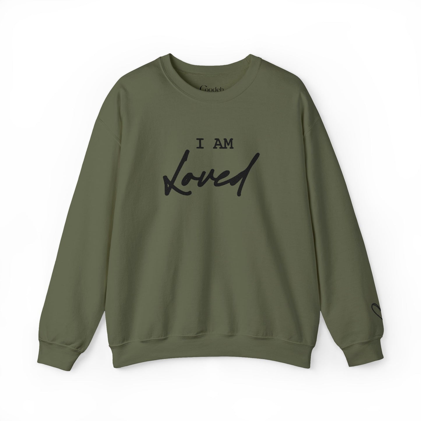 I Am Loved Crewneck Sweatshirt confidence clothing