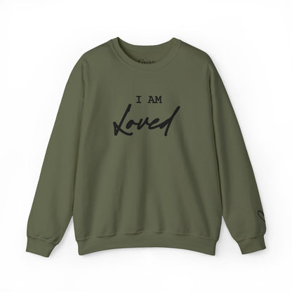 I Am Loved Crewneck Sweatshirt confidence clothing