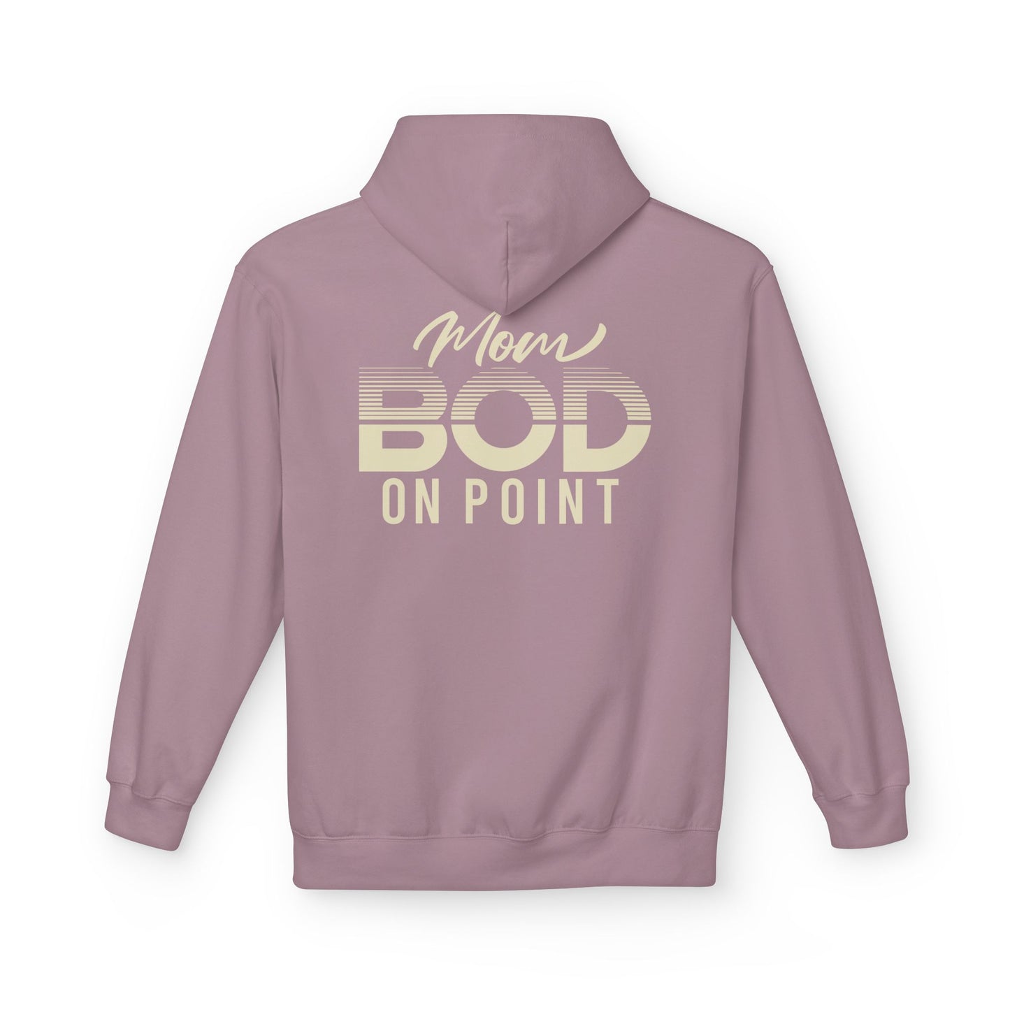 Mom Bod On Point Funny Graphic Hoodie weekend casual outfit