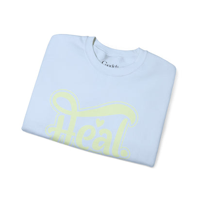 Heal Inspirational Crewneck Sweatshirt everyday wear