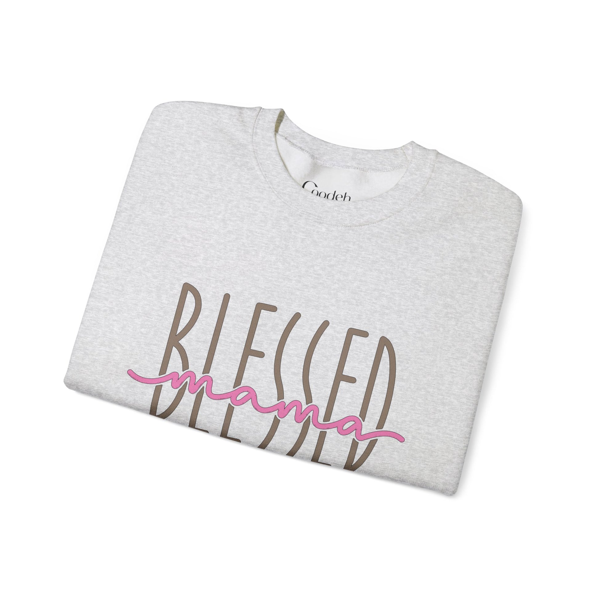 Blessed Mama Crewneck Sweatshirt back view