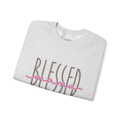 Blessed Mama Crewneck Sweatshirt back view