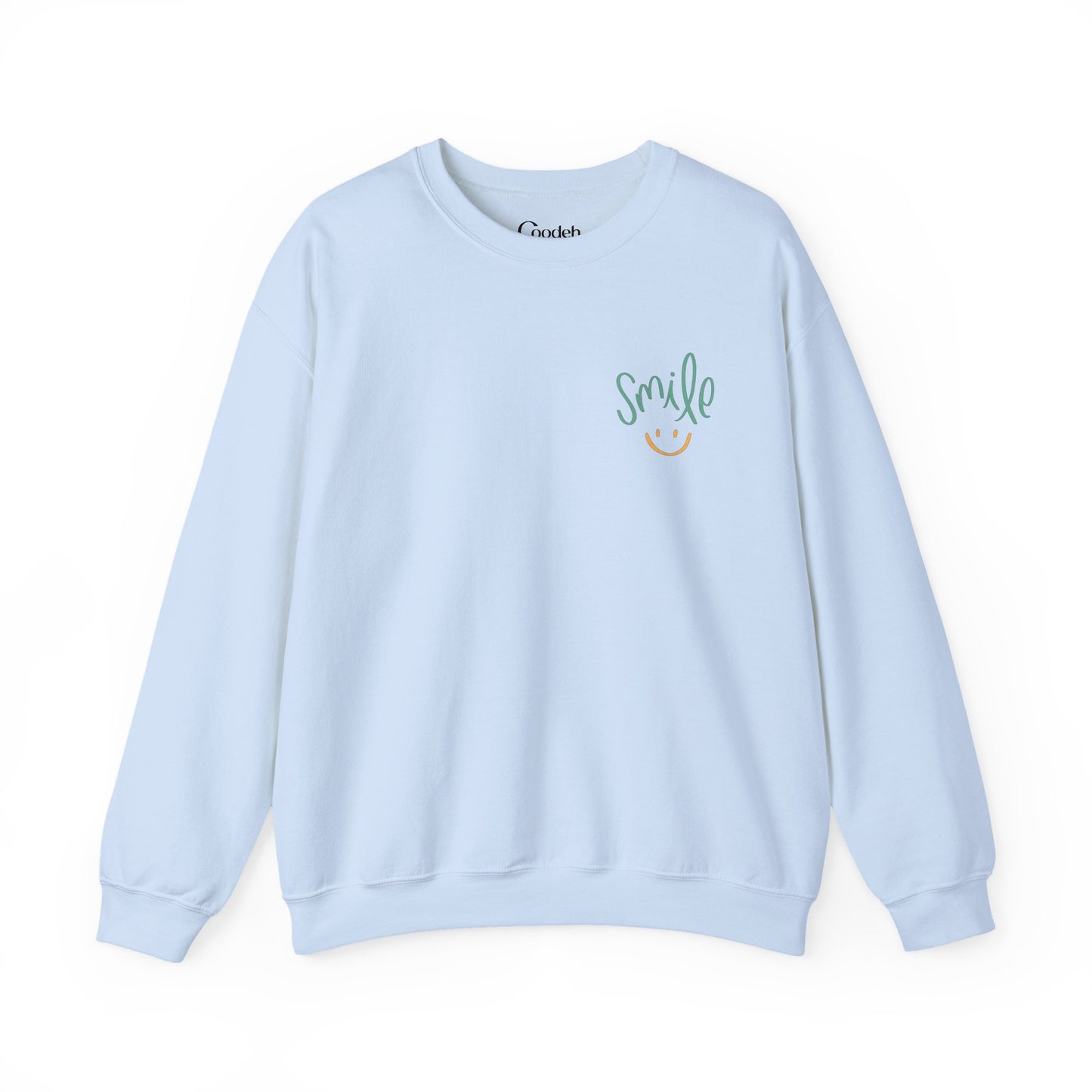 Life Is Good Crewneck Sweatshirt sleeve detail