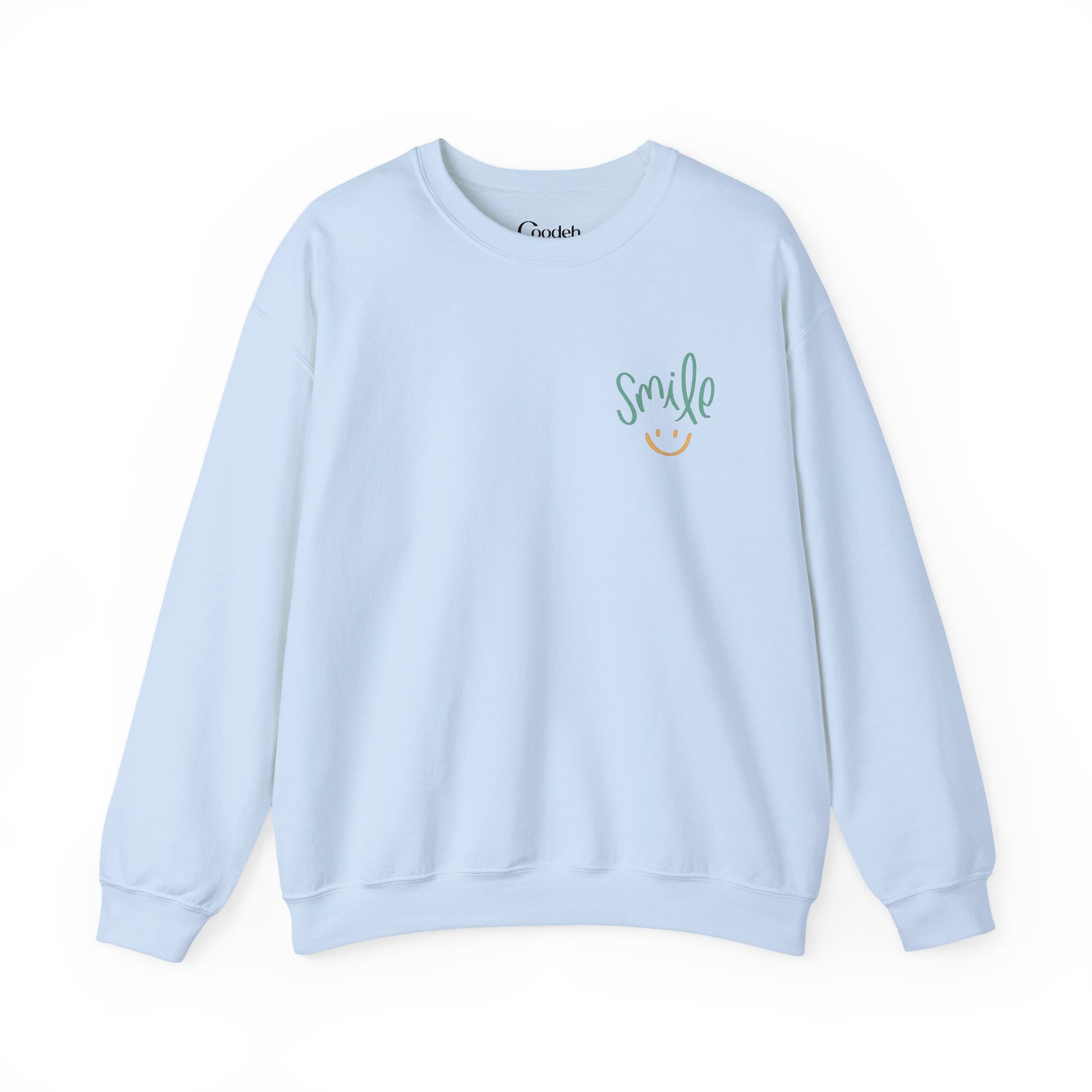 Life Is Good Crewneck Sweatshirt sleeve detail