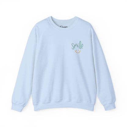 Life Is Good Crewneck Sweatshirt sleeve detail