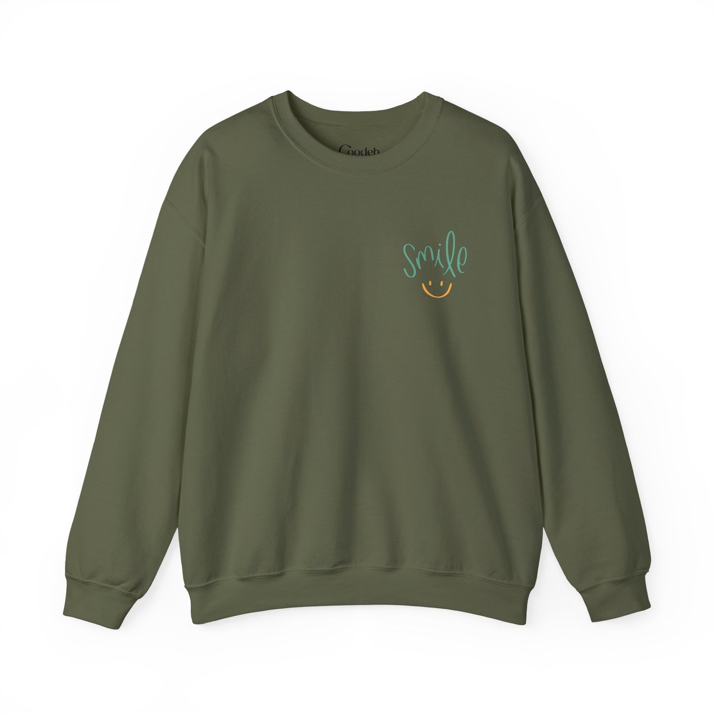Life Is Good Crewneck Sweatshirt side view