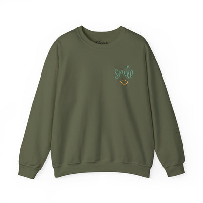 Life Is Good Crewneck Sweatshirt side view