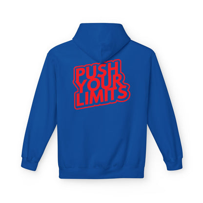 Push Your Limits Motivational Fitness Hoodie fitness apparel design