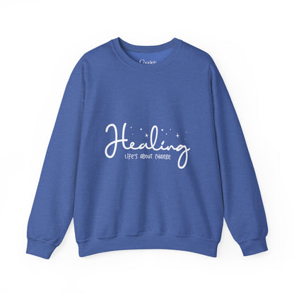 Healing Life's About Change Crewneck Sweatshirt casual everyday outfit