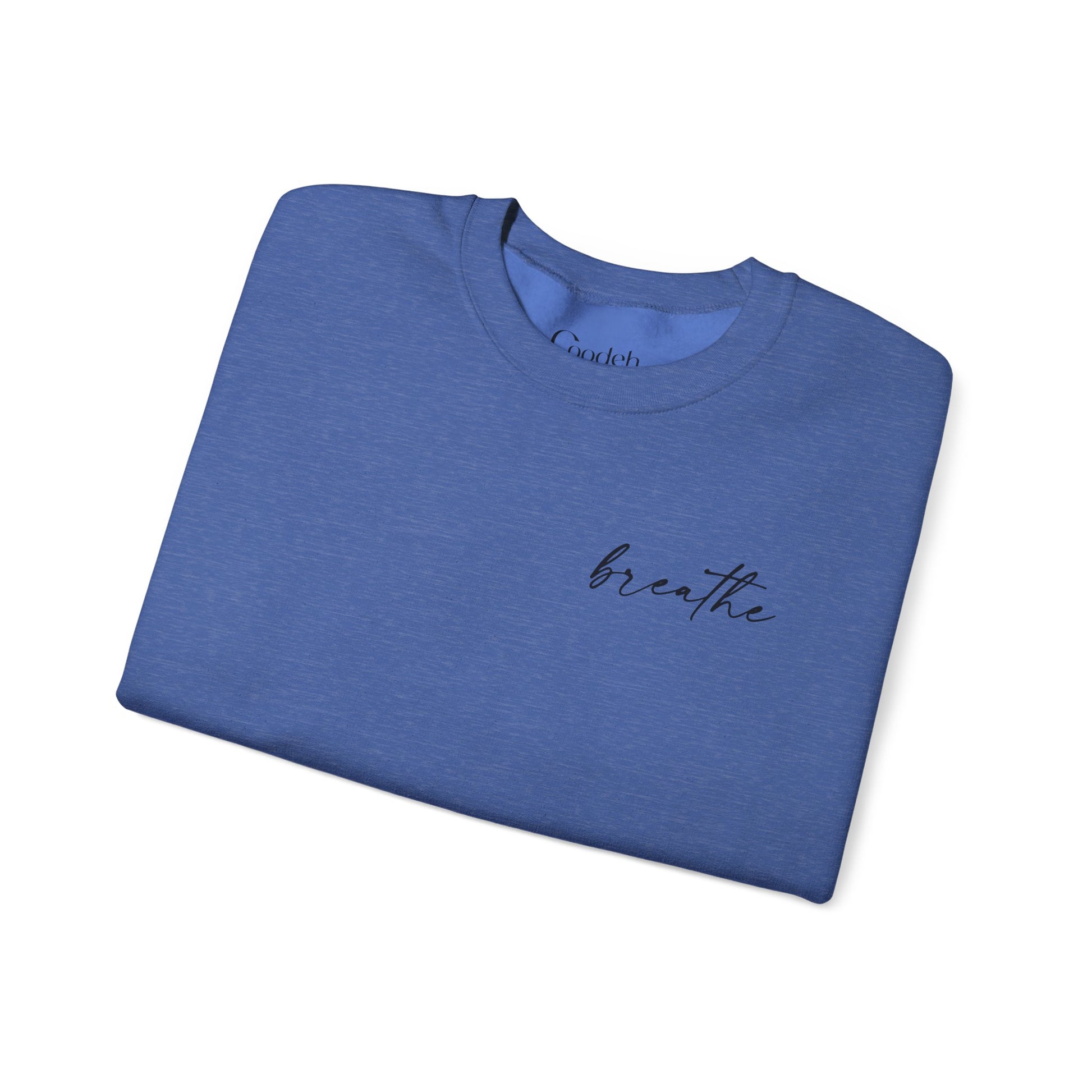 Be Kind Be Brave Be You Crewneck Sweatshirt ribbed hem detail