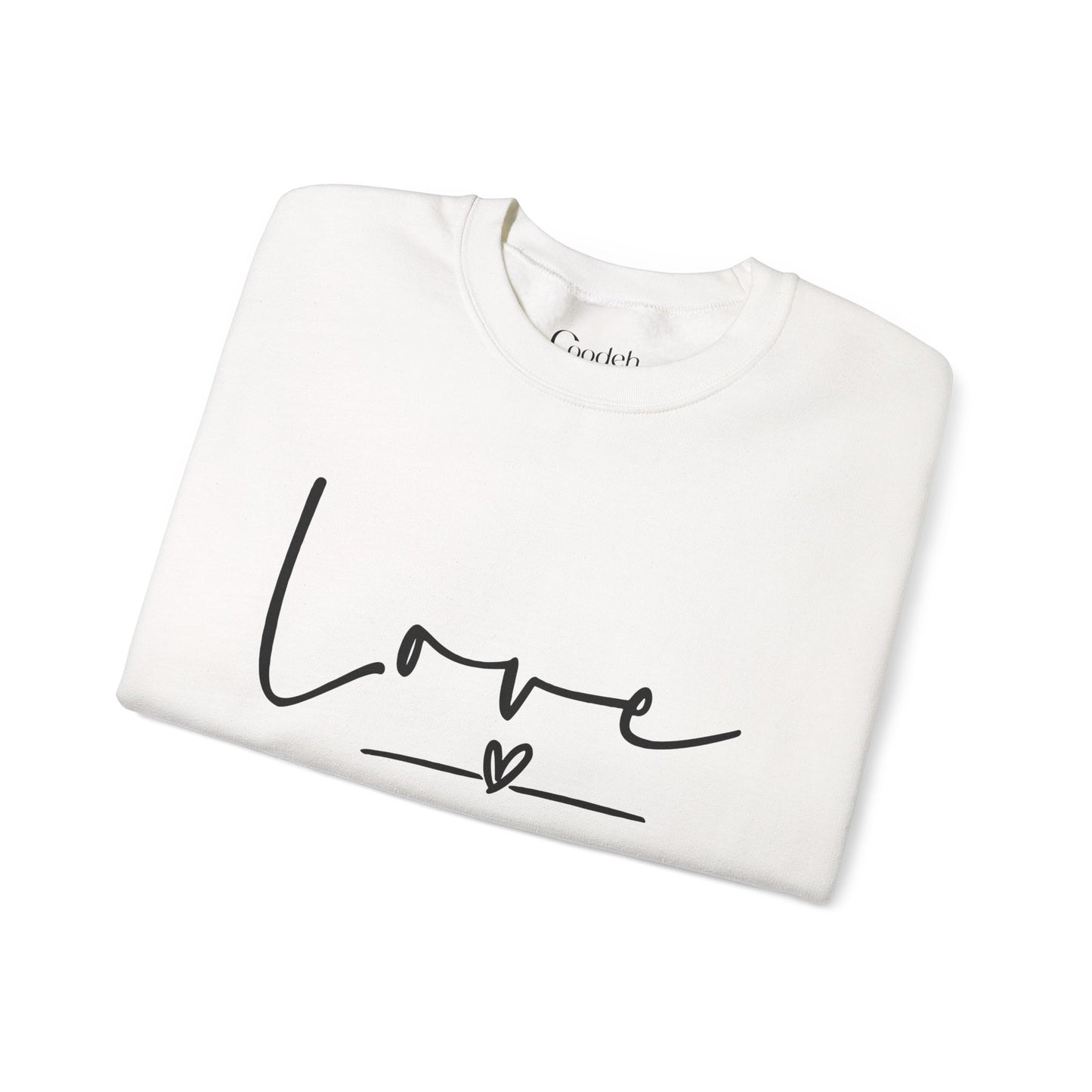 Love Graphic Crewneck Sweatshirt relaxed fit